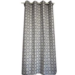 Set de Cortina + Funda para Cojín Azul