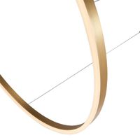 Lámpara LED Circular de Techo Dorada