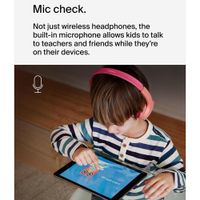 Audífonos Inalámbricos On Ear para Niños Rosa