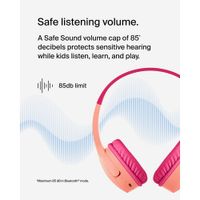 Audífonos Inalámbricos On Ear para Niños Rosa