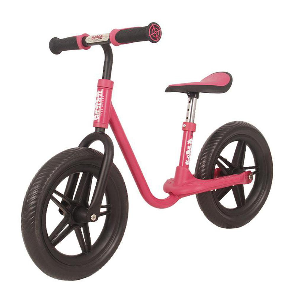 Bicicleta de Equilibrio sin Pedales y Marco Metálico para Niña de 2-4 Años Color Rosado Bi…