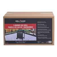 Churrasquera Acero Inoxidable a Gas 3 Quemadores