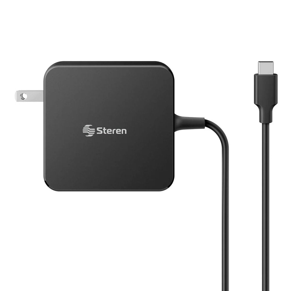 Cargador USB-C 65 W Power Delivery Color Negro