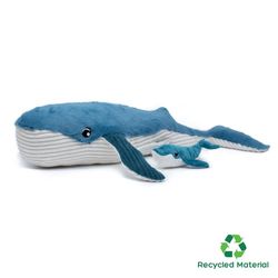 Peluche Mamá y Bebé Ballena Azul - Les Ptipotos