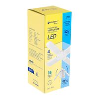 Bombilla Led 32W Tipo Ventilador, 4 Aspa - Volteck