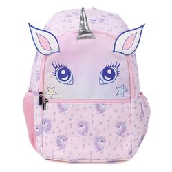 Mochila Escolar Diseño Unicornio Rosado
