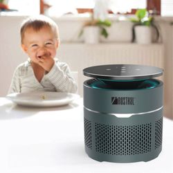 Mini Purificador de Ambiente para Escritorio Gris