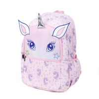 Mochila Escolar Diseño Unicornio Rosado