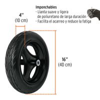 Carretilla Naranja Super Reforzada Expert - Truper Varias Capacidades