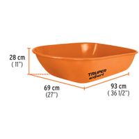 Carretilla Naranja Super Reforzada Expert - Truper Varias Capacidades