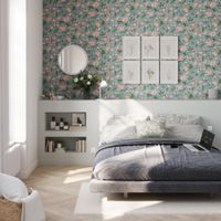 Papel Tapiz Josephine Trail Azul Claro 0.53 x 10.05 M