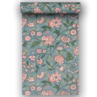 Papel Tapiz Josephine Trail Azul Claro 0.53 x 10.05 M