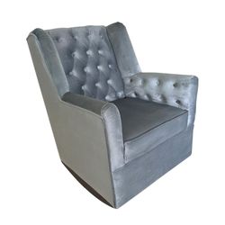 Butaca Mecedora Mont Blanc Gris 76x75x92 Cm - Acomodel