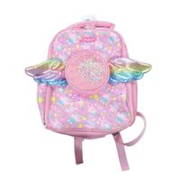 Mochila Infantil Rosa con Alas de Unicornio y Estampado Colorido