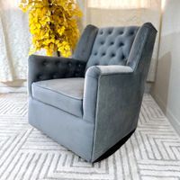 Butaca Mecedora Mont Blanc Gris 76x75x92 Cm - Acomodel