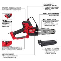 Motosierra Inalámbrica de Podar M18 Fuel Hatchet de 8 Plg - Milwaukee Electric