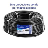 Cable TSJ Uso Extra Rudo Venta por Metro 2 X 12 AWG
