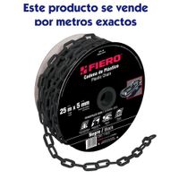 Cadena De Plástico Negro De 30 Lb - Fiero