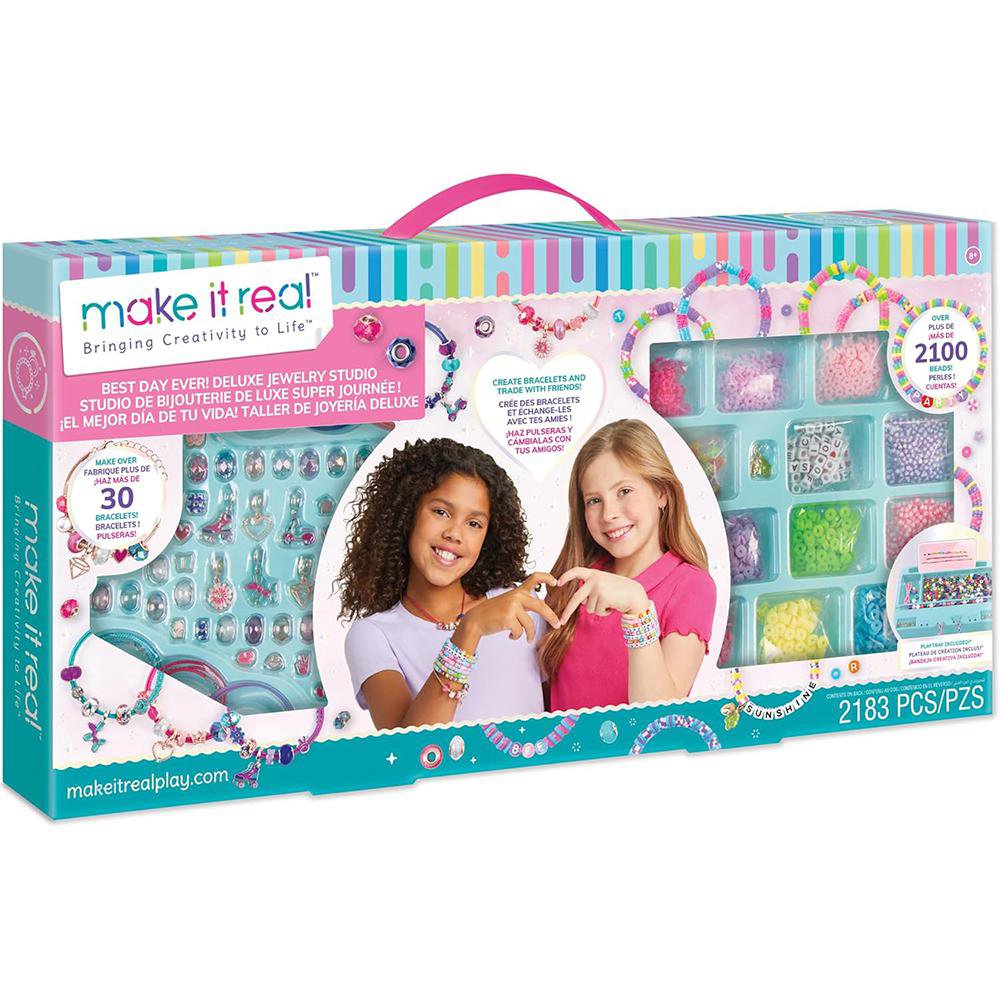 Estudio de Joyería Deluxe Best Day Ever de 2,183 Piezas para 8+ Años Estudio de lujo de cu…