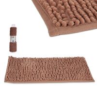 Alfombra Chenille para Baño Café 40 x 60 Cm - Berilo