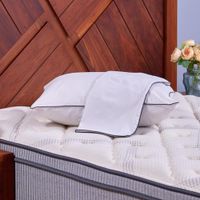 Set de Sobrefundas Estándar Stripe Piping Gris 2 Pzas