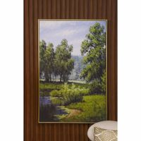 Cuadro con Marco Paisaje Verde 82.60 X 122.60 Cm
