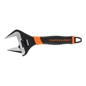 Llave Ajustable 10 Plg,  Boca Ancha, Mango Comfortable, Expert