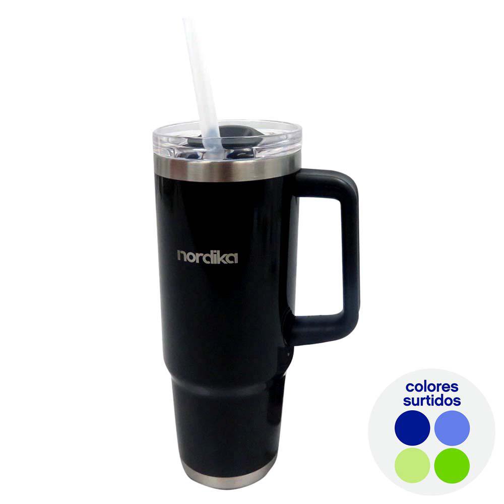Tumbler Doble Pared de 880 ml de Acero Inoxidable Color Surtido