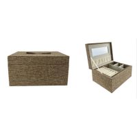 Joyero en Forma de Caja 20.5x15.5x10 Cm