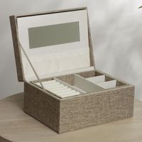 Joyero en Forma de Caja 20.5x15.5x10 Cm