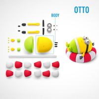 Set de 5 Latas de Arcilla Otto Hey Clay