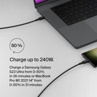 Cable Belkin USB-C a USB-C 240W Negro 2 M