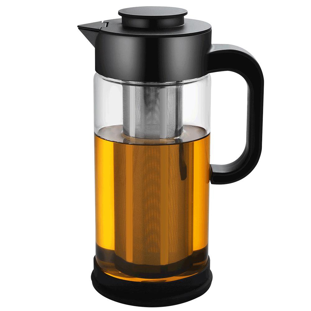 Tetera de 1.4 L con Filtro y Base de Silicón Color Negro