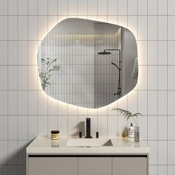 Espejo Asimétrico LED 100 X 90 Cm - Viva
