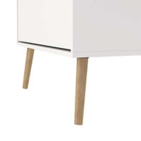 Zapatera Zoe Blanca de 3 Gavetas