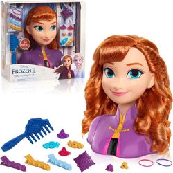 Juguete de Cabeza para Estilizar Disney Princess Anna 14 Pzas