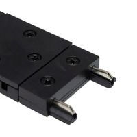 Conector Recto en Color Negro