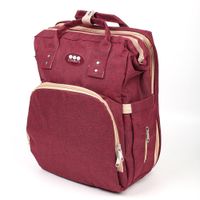Pañalera Extensible con Cambiador Roja 30X19X42 Cm