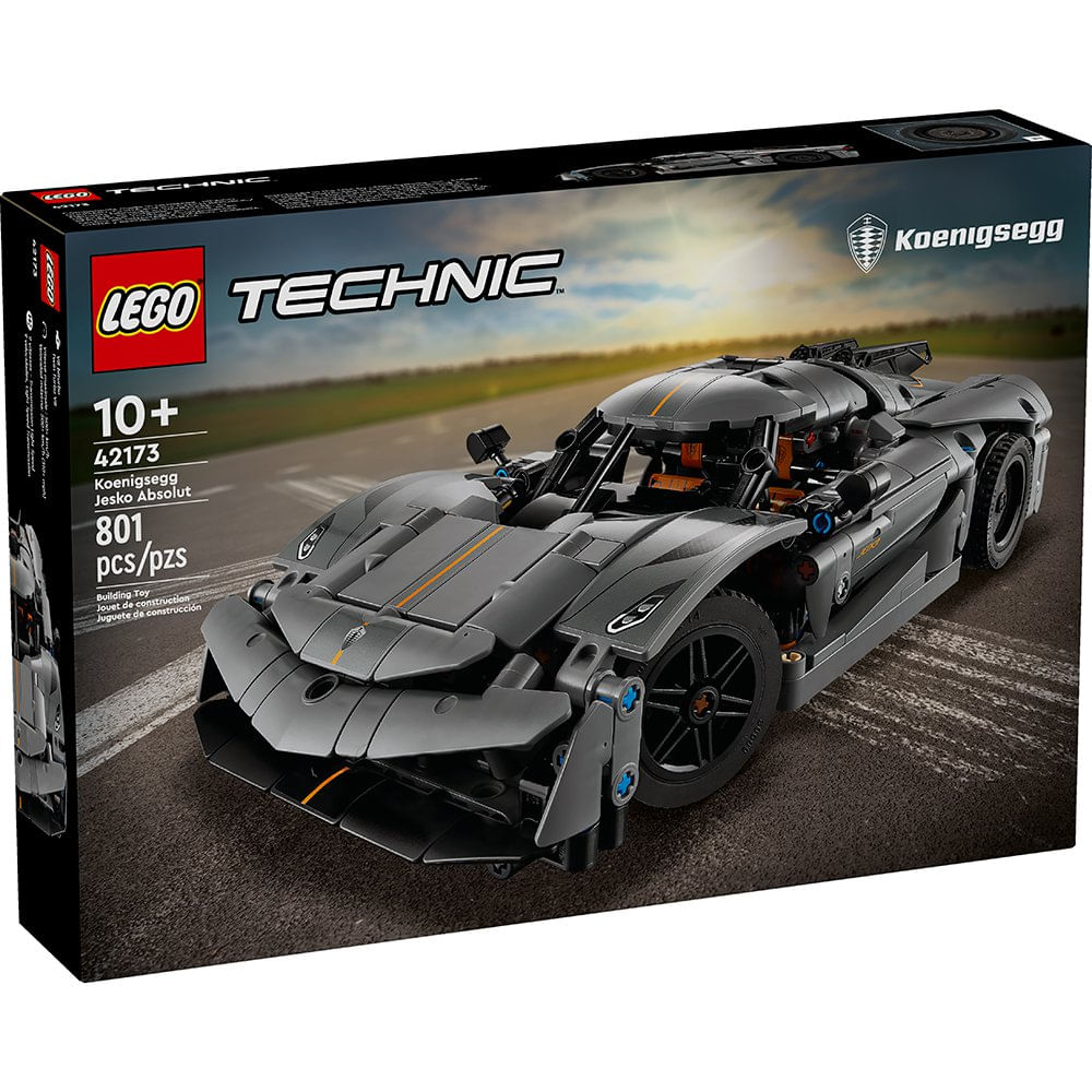 LEGO Technic Koenigsegg Jesko Absolut Gris #42173 de 801 Piezas