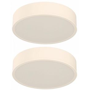 Set de 2 Plafones Modernos Blancos