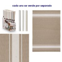 Individual de Plástico de 30x45 Cm Colores Surtidos