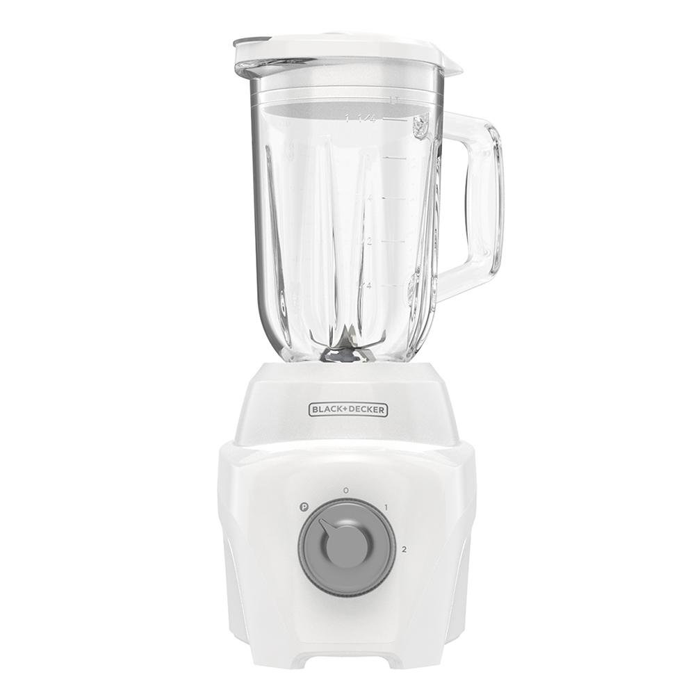 Licuadora Ice Crush con Jarra de Vidrio de 1.25 L 700 W y 2 Velocidades Color Blanco Licua…