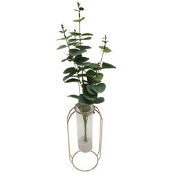 Hoja de Eucalipto con Base 21x15x51 Cm