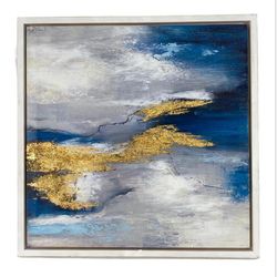 Cuadro con Decoración Abstracta 60x2.8x60 Cm