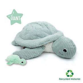 Peluche Mamá y Bebé Tortuga Gigante Menta - Les Ptipotos
