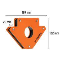 Escuadra Magnética para Soldar de 5 Plg - Truper