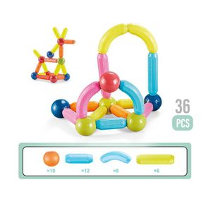 Set de Varillas Magnéticas de 36 Piezas