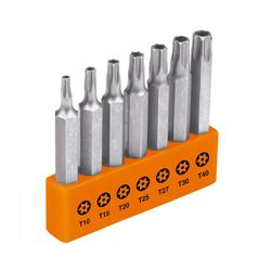 Set De 7 Puntas Torx De Seguridad 2 Plg - Truper Expert
