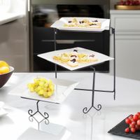 Molde Cuadrado Trio con Base Cromada