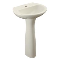 Lavamanos con Pedestal Ecoline Bone - American Standard
